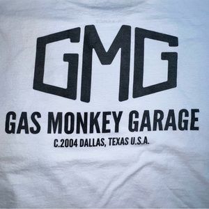 Gas Monkey Garage GMG White Long Sleeve T-shirt